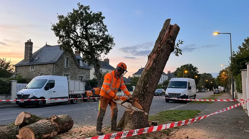 Abattage d'arbre Nantes